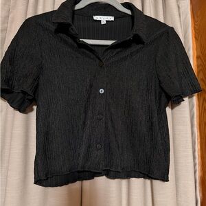 Elegant Black Button-Down Shirt